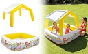 INTEX Piscine Gonflable Sun Shade Avec Parasol 1,57 m x 1,57 m x 1,22 m - Référence : #57470NP