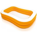 INTEX Piscine Gonflable Rectangulaire Blanc Et Orangé 2,29 m x 1,52 x 0,48 m - Référence : #57181NP