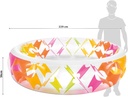 INTEX Piscine Gonflable Croisillons Multicolore (Ø) 2,29 m x (H) 0,56 m - Référence : #56494NP