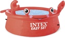 INTEX Piscinette Gonflable Autoportante Crabe (Ø) 1,83 m x (H) 0,51 m / Référence : #26100NP