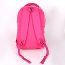 Sac à Dos En Tissu Bordé Rose Fuchsia Panaché