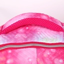 Sac à Dos En Tissu Bordé Rose Fuchsia Panaché