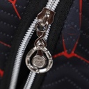 Sac à Dos En Tissu Bordé Noir et Rouge