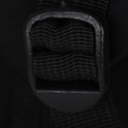 Sac à Dos En Tissu Bordé Noir et Rouge