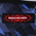 Sac à Dos En Tissu Bordé Noir et Bleu