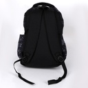 Sac à Dos En Tissu Bordé Noir et Gris