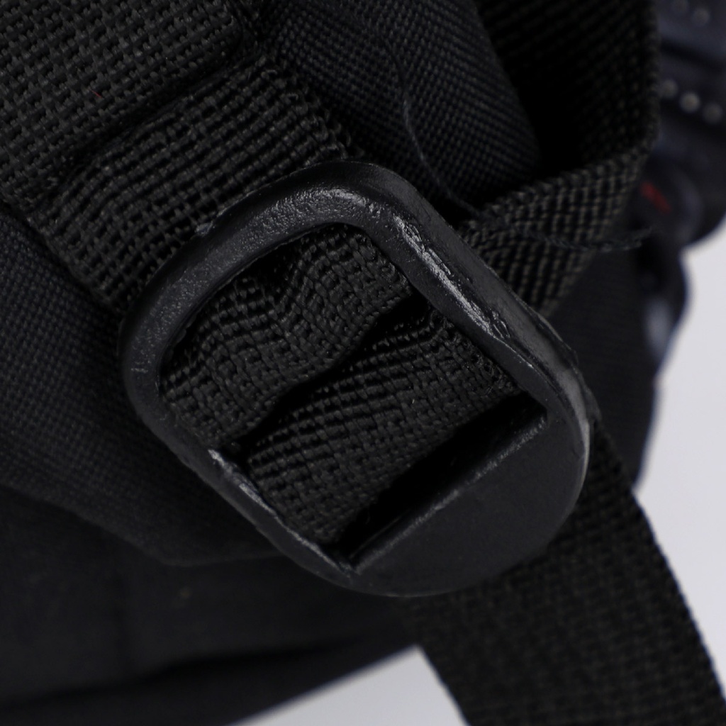Sac à Dos En Tissu Bordé Noir et Gris