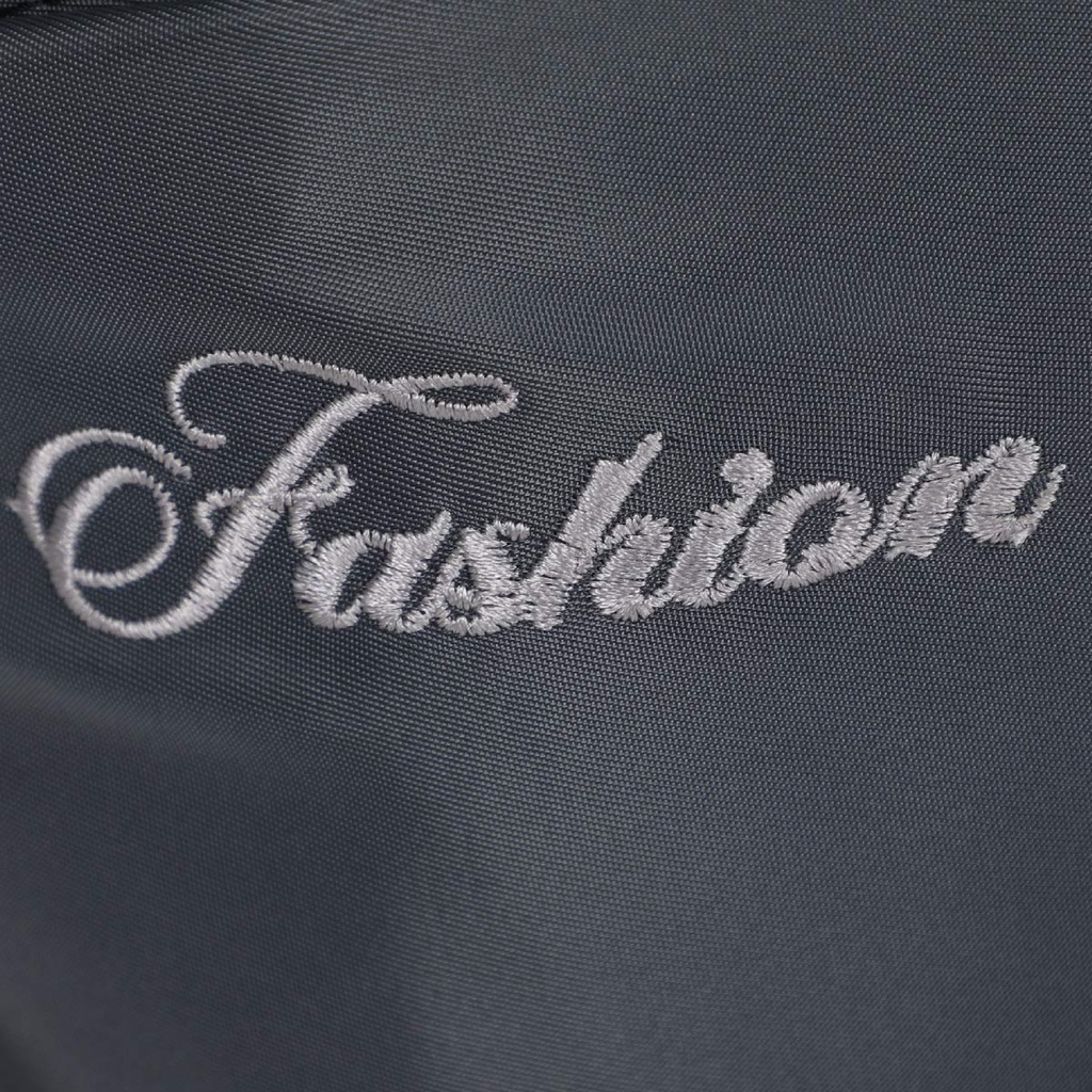FASHION Sac à Dos En Toile Gris et Rose