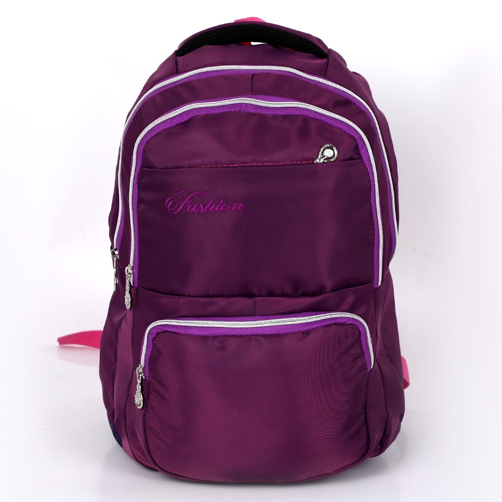 FASHION Sac à Dos En Toile Violet Foncé