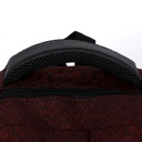 Sac à Dos En Toile Pour PC Portable 15.6" Rouge Bordeaux