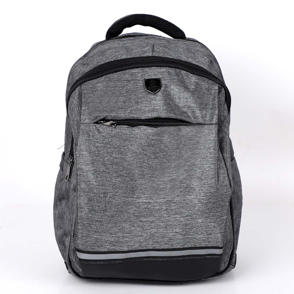 Sac à Dos En Toile Pour PC Portable 15.6"  Gris Charbon