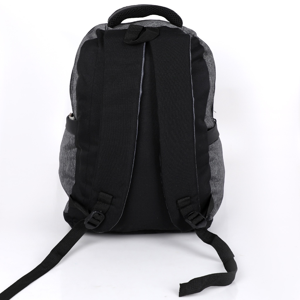 Sac à Dos En Toile Pour PC Portable 15.6"  Gris Charbon