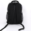 Sac à Dos En Toile Pour PC Portable 15.6"  Gris Charbon