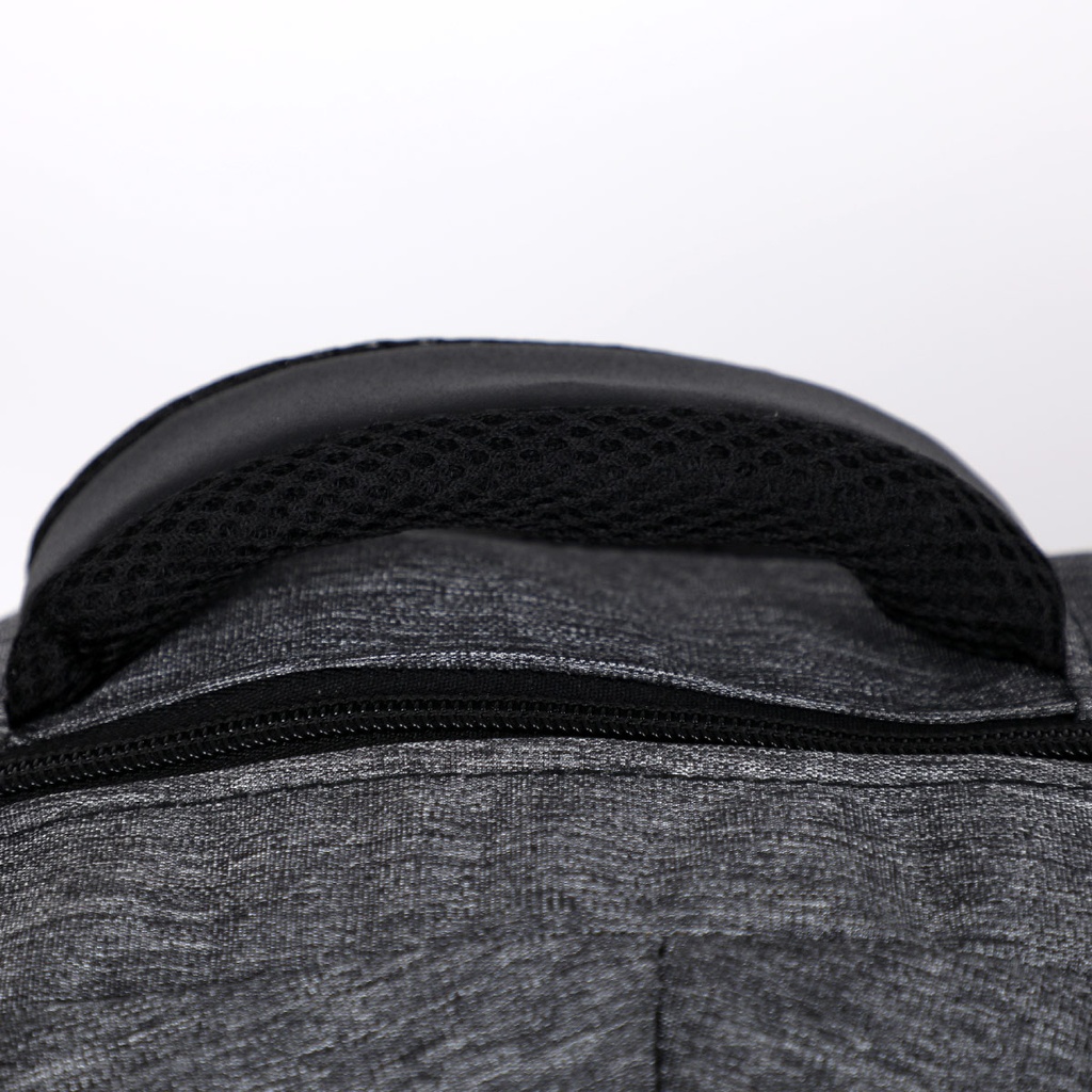 Sac à Dos En Toile Pour PC Portable 15.6"  Gris Charbon