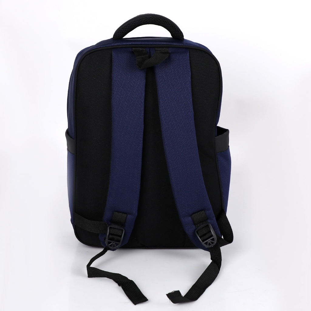 CATESIGO Sac à Dos En Toile Pour PC Portable 15.6" Bleu Marine