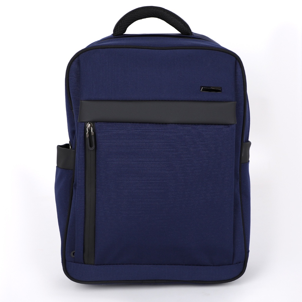CATESIGO Sac à Dos En Toile Pour PC Portable 15.6" Bleu Marine