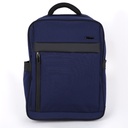 CATESIGO Sac à Dos En Toile Pour PC Portable 15.6" Bleu Marine