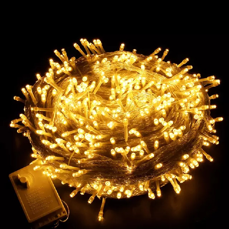 Guirlande Lumineuse Décorative En Jaune 10 Mètres 