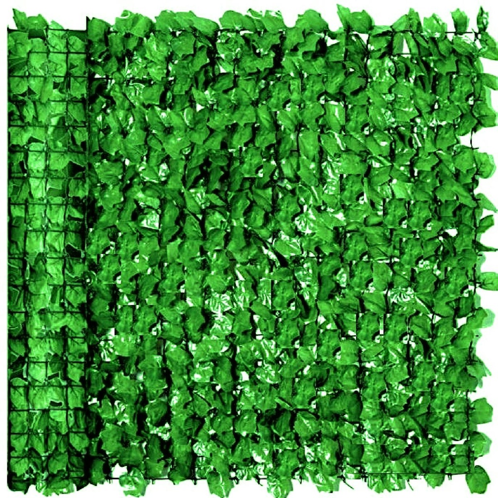 Mur Végétal Artificiel Haute Qualité Vert Vif Naturel En Rouleau 1 x 3 Mètres