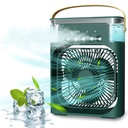 Climatiseur Portable Vert 3 Vitesses Veilleuse LED USB C 600 ml