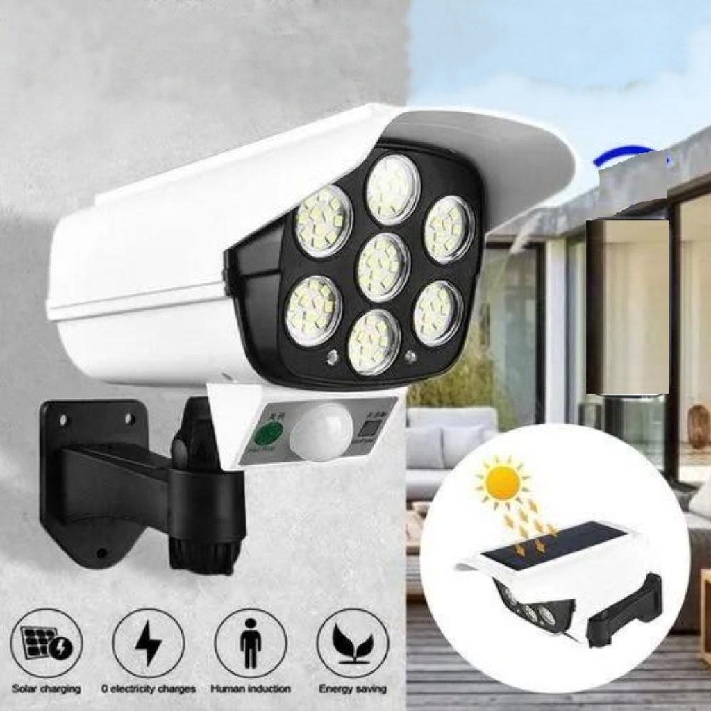 Projecteur Solaire Avec Capteur De Mouvement Forme Caméra De Surveillance