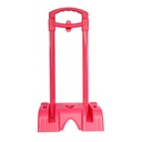 Chariot Sac à Dos Support Cartable Avec Roulettes Universel-Rose