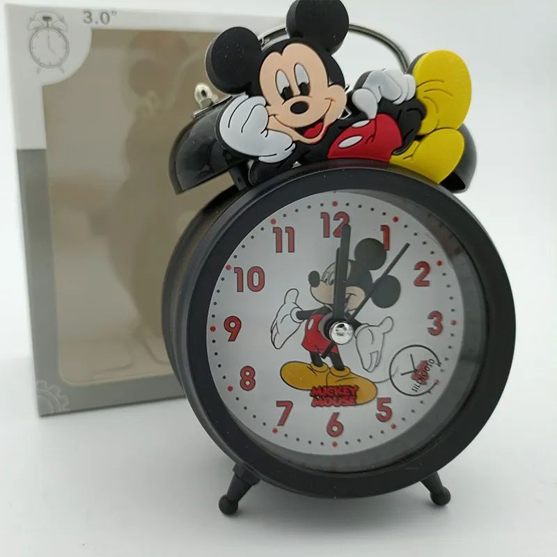 Horloge Réveil avec Alarme Mécanique Motif Dessin Animé pour Enfant-Motif 8