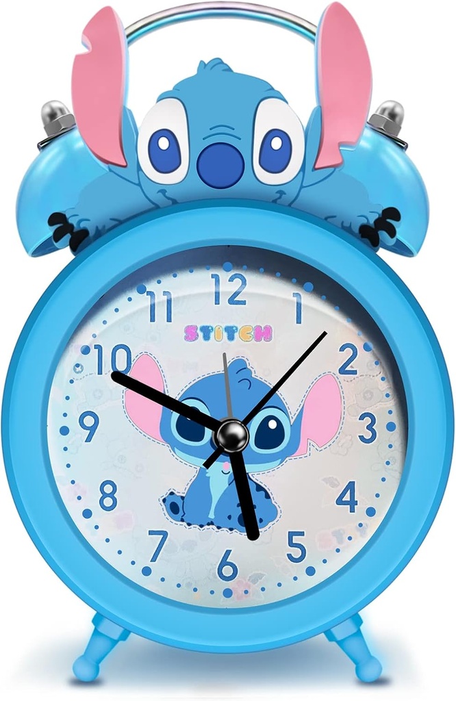 Horloge Réveil avec Alarme Mécanique Motif Dessin Animé pour Enfant-Motif 3