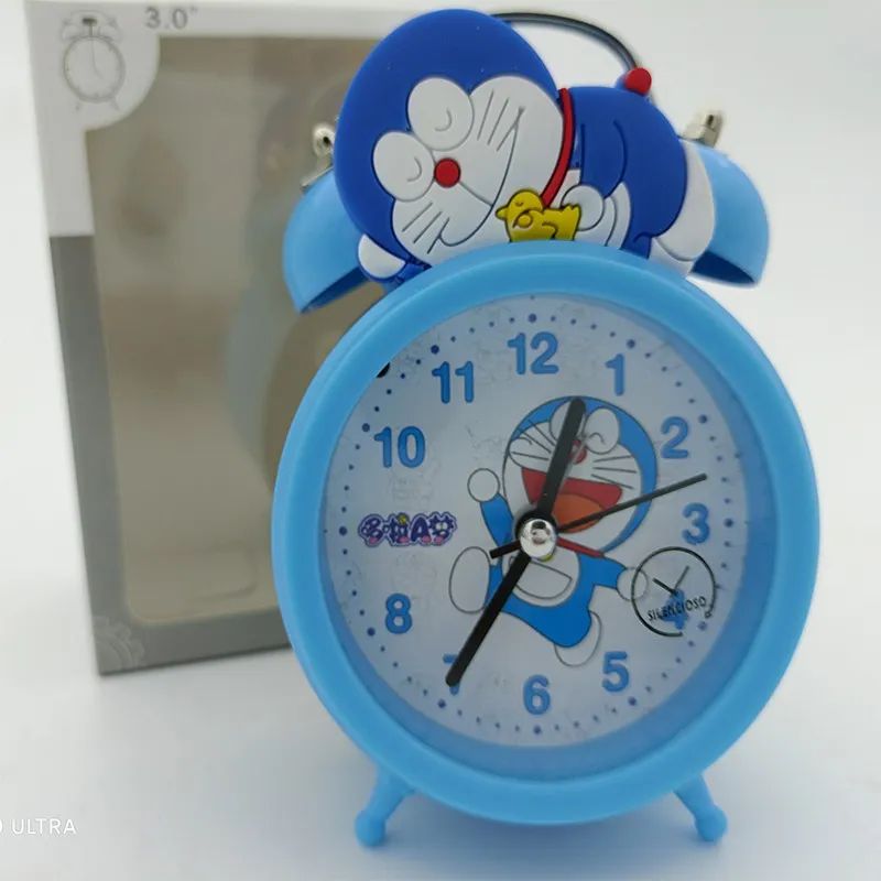 Horloge Réveil avec Alarme Mécanique Motif Dessin Animé pour Enfant-Motif 1
