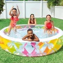 INTEX Piscine Gonflable Croisillons Multicolore (Ø) 2,29 m x (H) 0,56 m - Référence : #56494NP