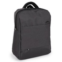 CATESIGO Sac à Dos En Toile Pour PC Portable 15.6"  avec Port USB Gris Charbon