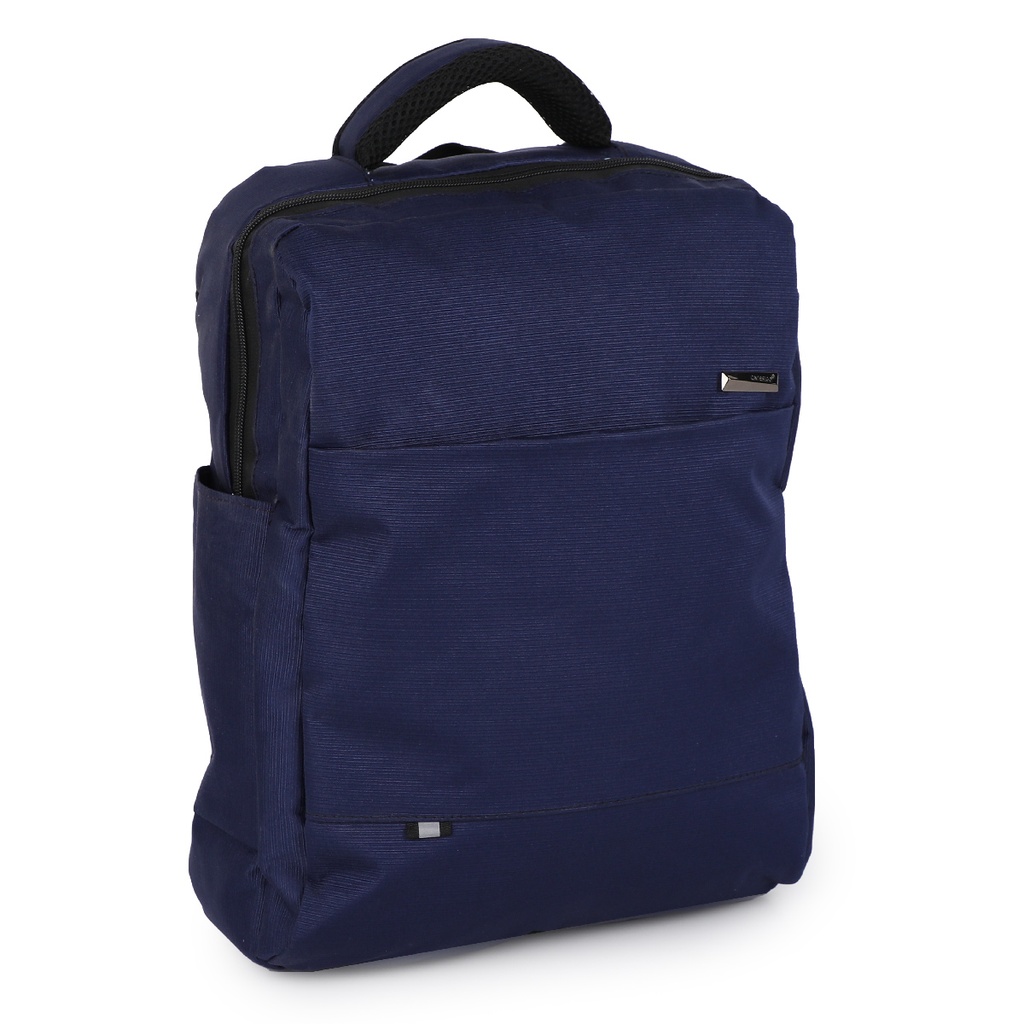 CATESIGO Sac à Dos En Toile Pour PC Portable 15.6 " avec Port USB e Bleu Marine
