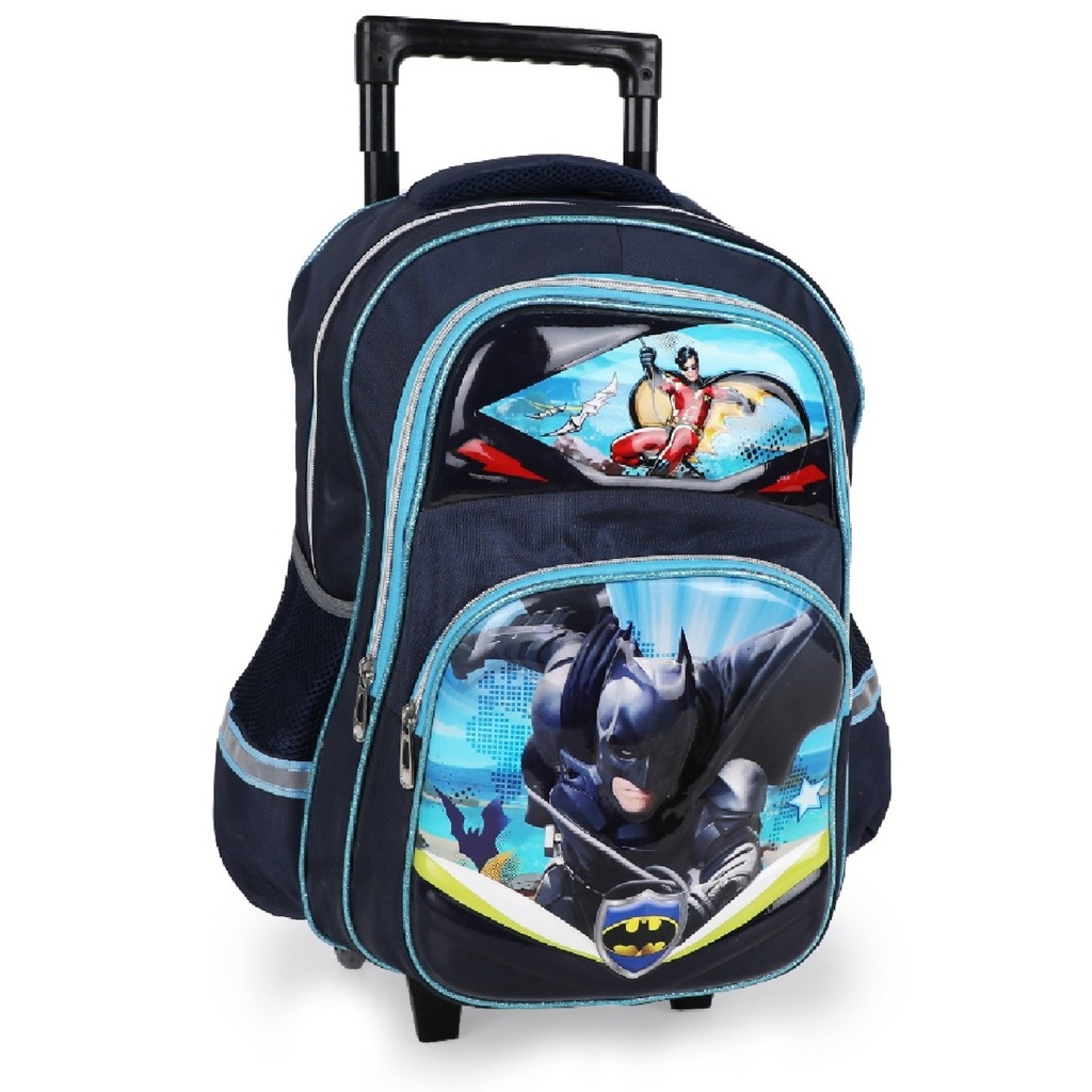 5éme et 6éme Année Primaire Cartable Scolaire Avec Roulette Pour Garçon Motif Batman