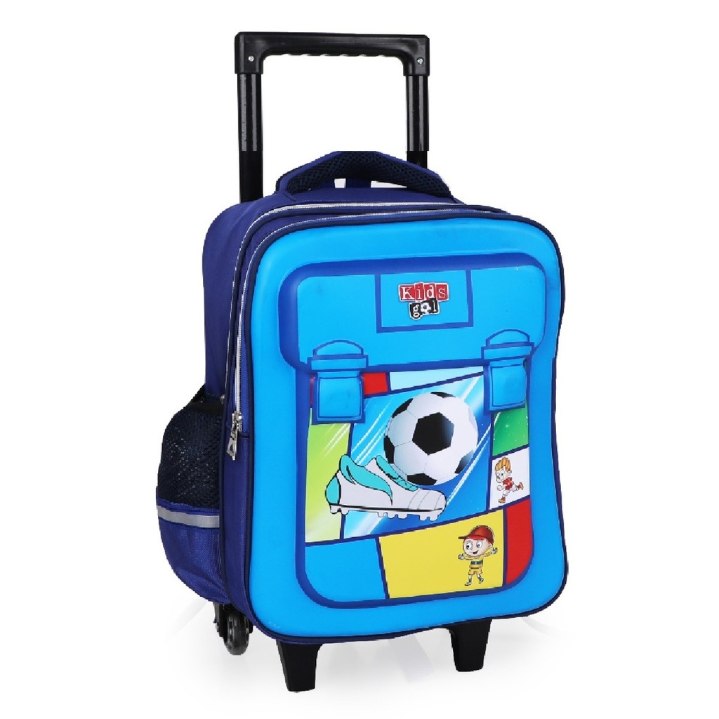 3ème et 4ème Année Primaire Cartable Scolaire Avec Roulette Pour Garçon Motif Ballon