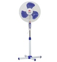 Ventilateur Électrique CHANGLI CROWN FS-1619 Blanc 3 Vitesses Pied Réglable