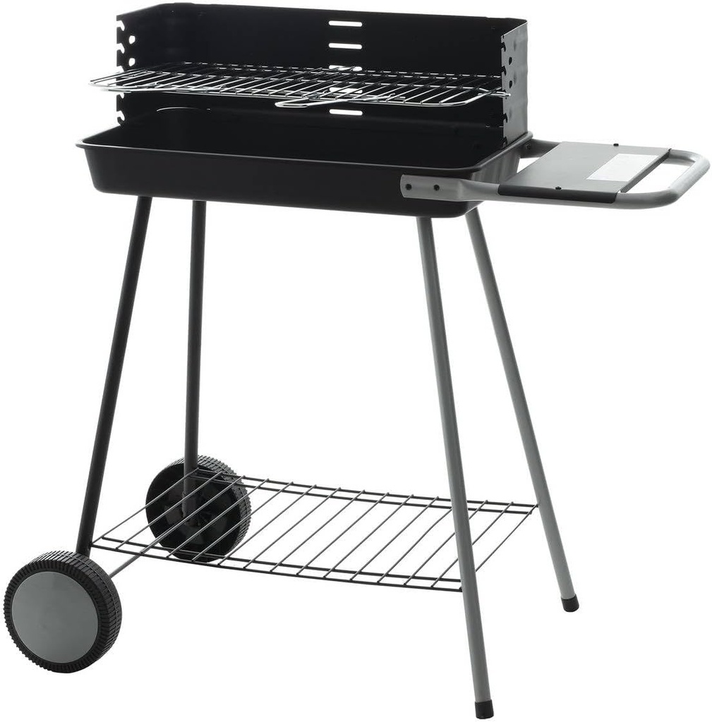 Karmila Barbecue Rectangulaire à Charbon 85,5x45x79,5 Cm