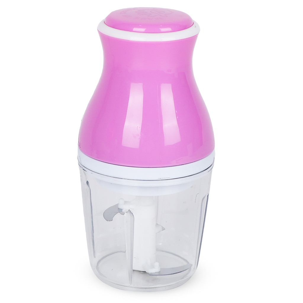 Mini Hachoir Électrique Avec Bol En Plastique-Rose