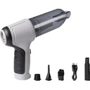 Aspirateur multifonctions portable rechargeable pour voiture et maison-Gris