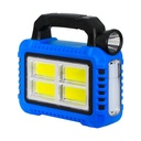 Torche Lampe portable Multifonctionnelle Solaire-Bleu