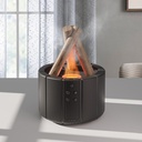 Diffuseur d’Arômes Effet Flamme Bois Noir 250 ml
