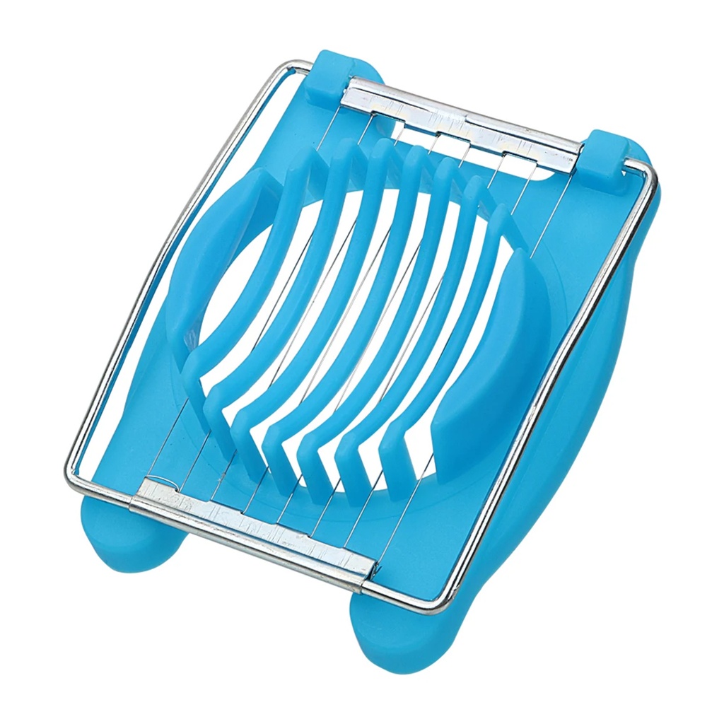 Coupe-Œuf à Tranches Rondes-Bleu