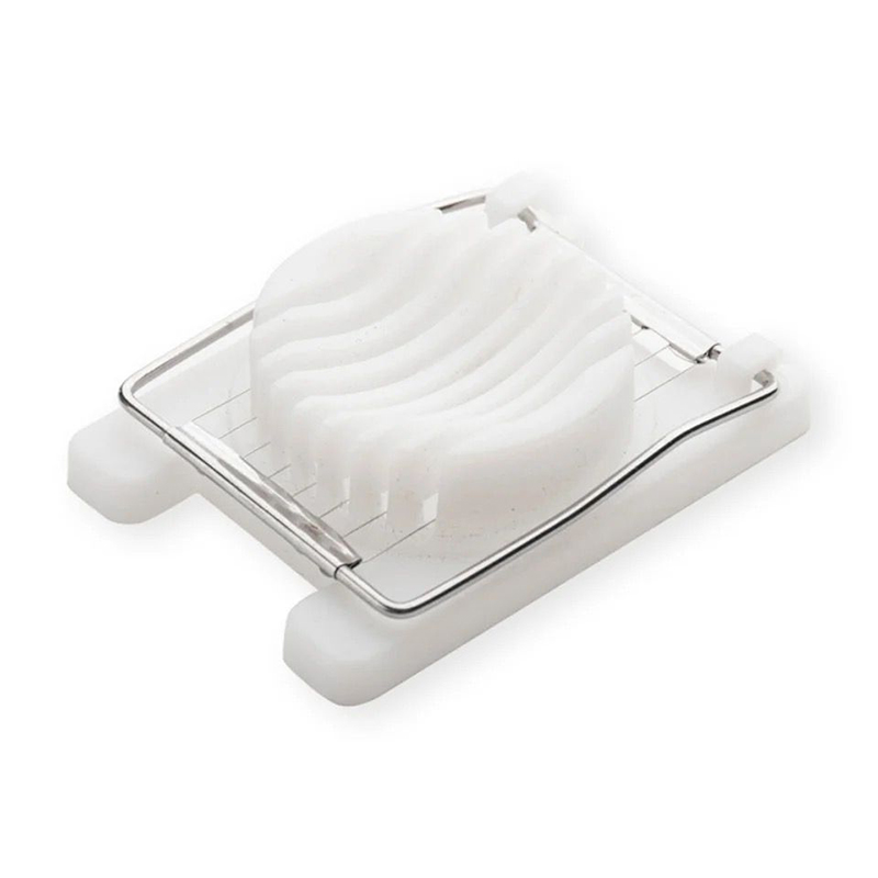 Coupe-Œuf à Tranches Rondes-Blanc