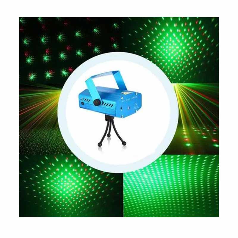 Mini Projecteur lumières laser, Chang DJ Party-Bleu
