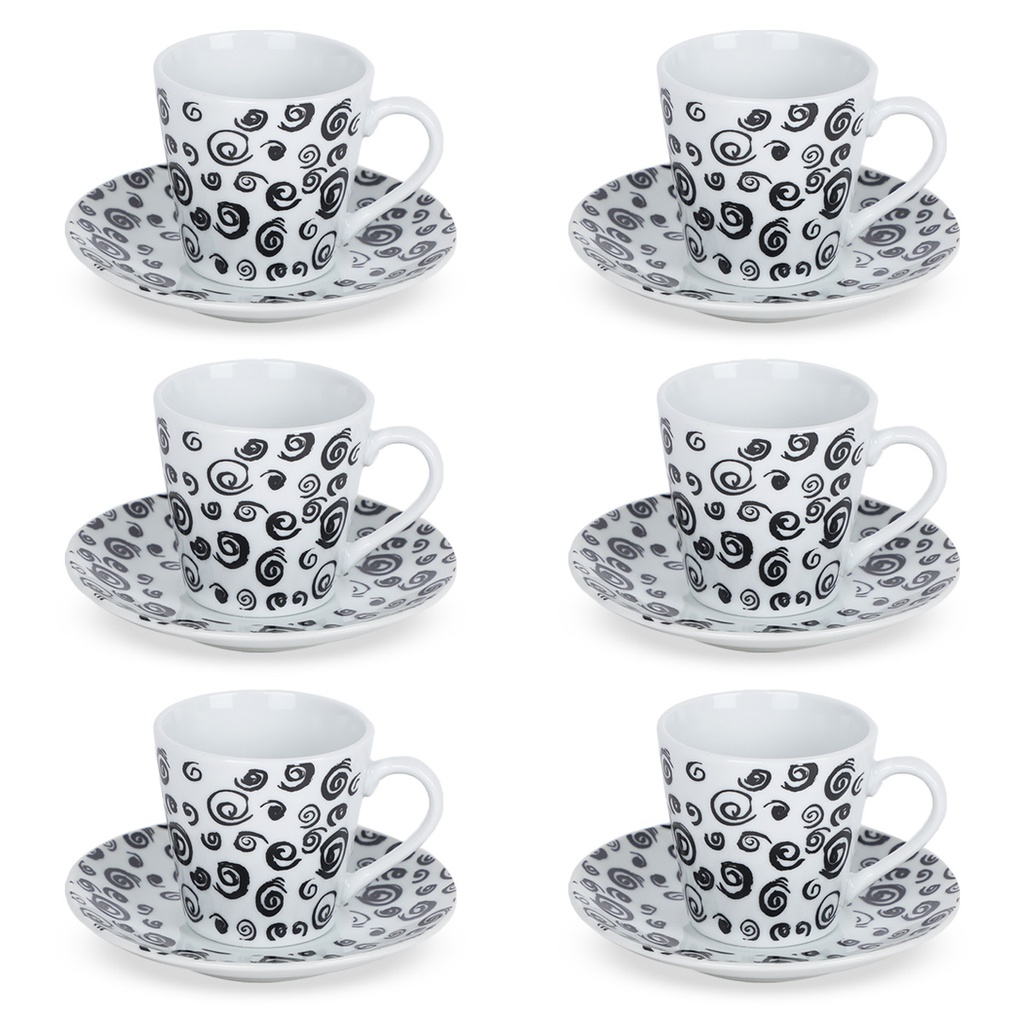 Service À Café En Céramique 12 Pièces-Motif 2