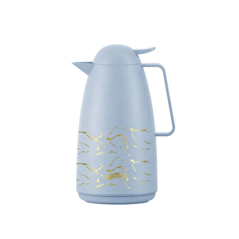 ALWAYS Thermos À Café 1Litre motif marbré-Bleu pastel