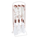 Lot De 6 Ustensiles De Cuisine avec support-Blanc