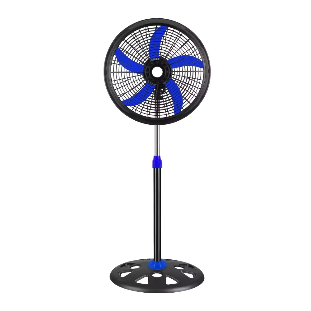  Ventilateur sur Pied Moxie Air FS-1821 18" 3 Vitesses 5 Pales Bleu