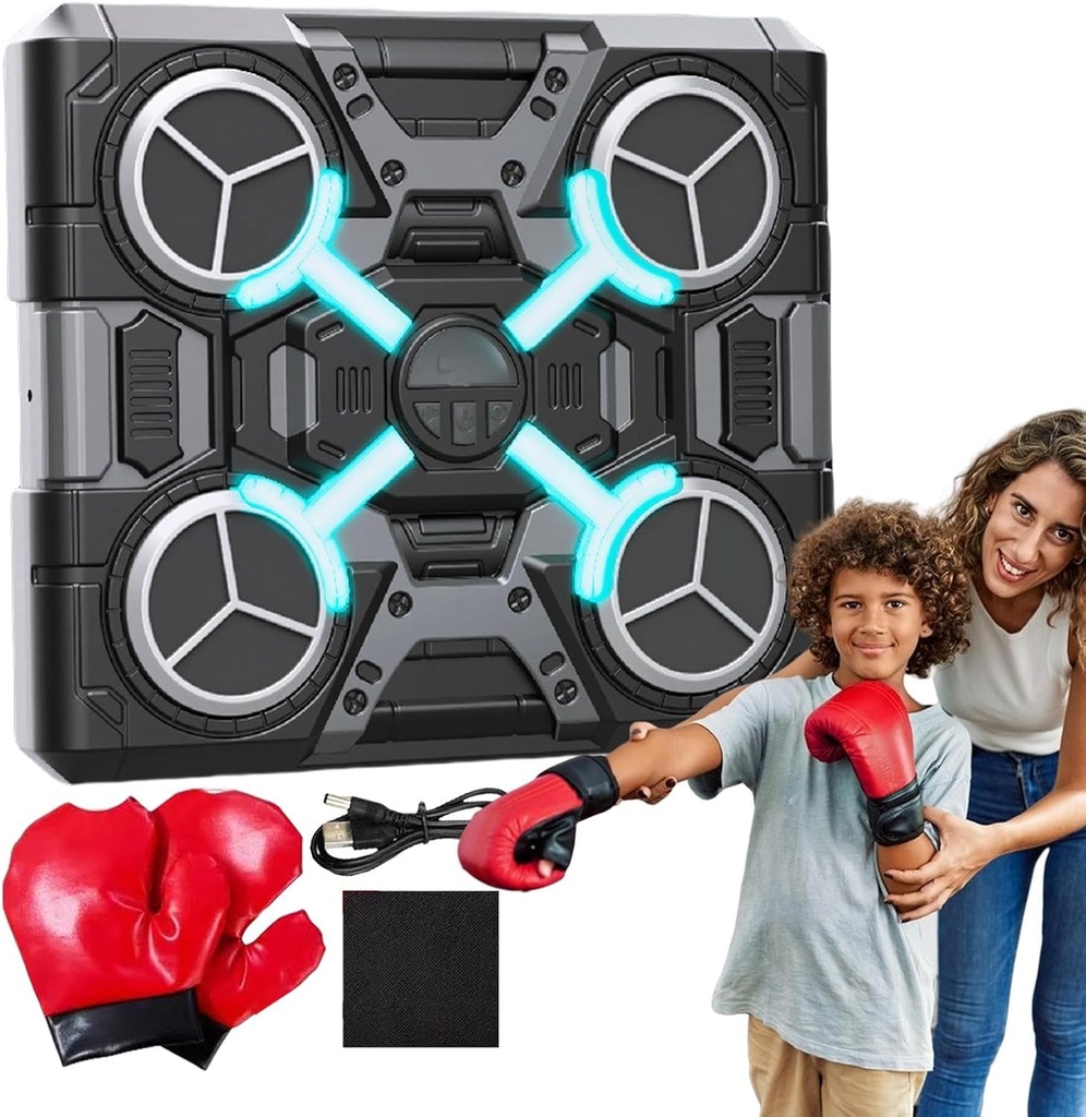  Machine de Boxe Musicale Rechargeable Intelligente Avec Bluetooth 