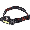 Lampe Frontale de Pêche LED Rechargeable 2 Modes USB