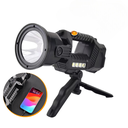 Lampe Torche LED Rechargeable LL-836 avec Trépied 6 Modes Port USB IPX5